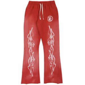 Buy Hellstar Studios Red Sweatpants at 40% Off