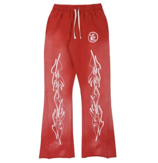 Buy Hellstar Studios Red Sweatpants at 40% Off