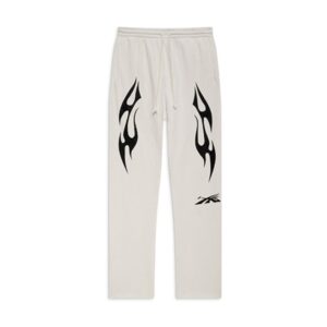 Hellstar Studios Sports White Sweatpants with Black Design at 40% Off