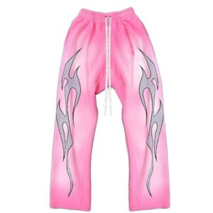 Buy Premium Quality Hellstar Studios Flame Sweatpants Pink