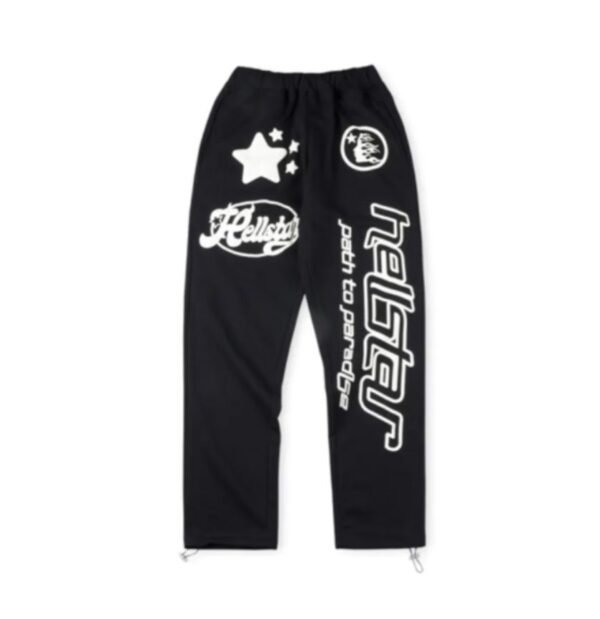 Shop Premium Quality Black Hellstar Studios Flare Sweatpants